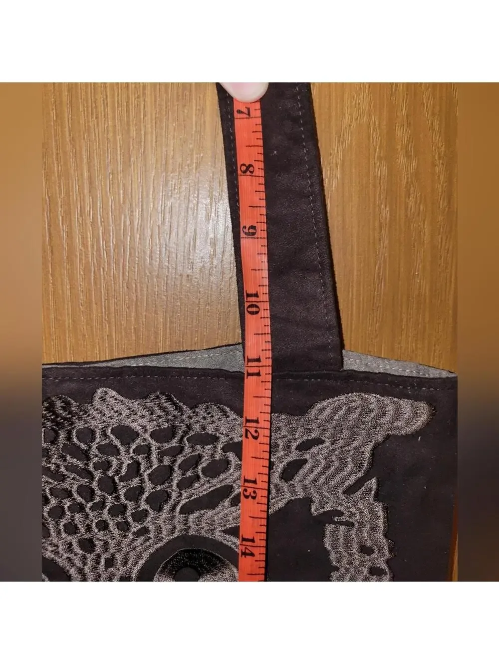 Shiraleah Gray and Tan Tote Bag